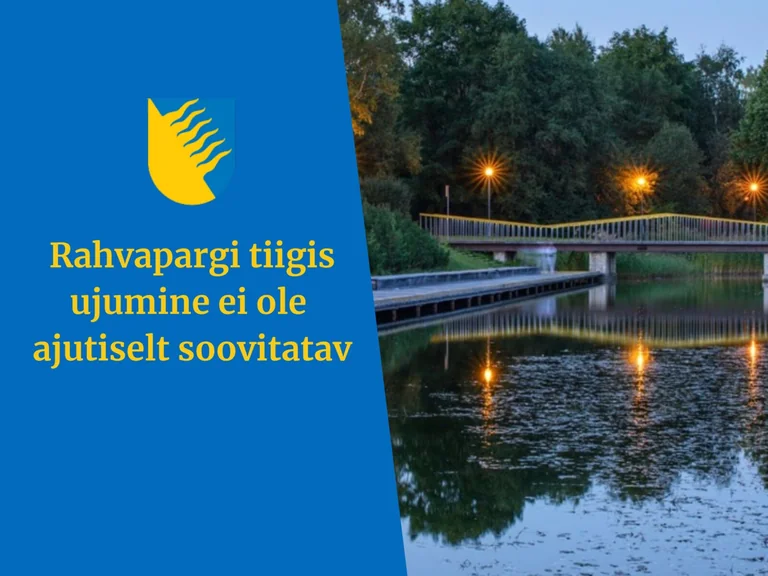 Kohtla-Järvel ei soovitata Rahvapargi tiigis ujuda
