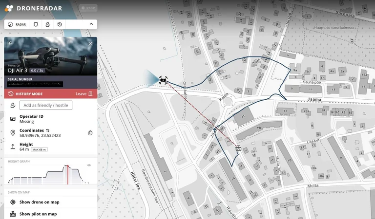 Tallinn testib drooniliikluse nähtavamaks muutmist