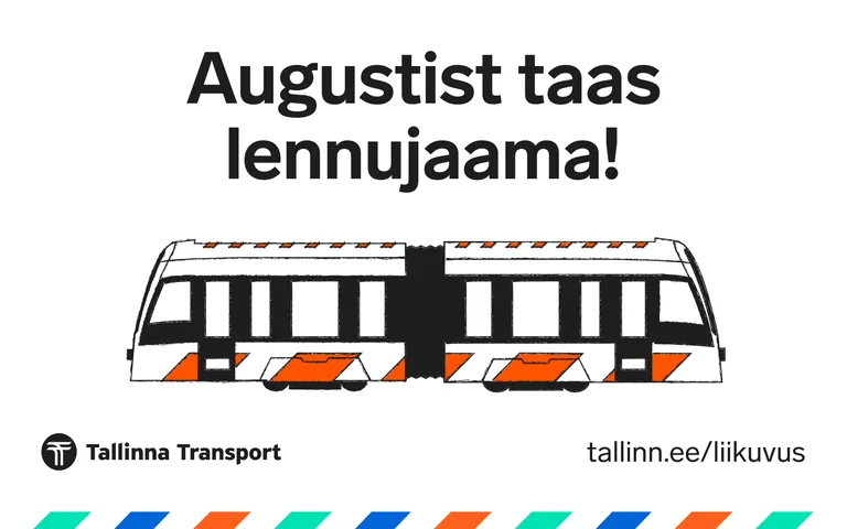Tallinna trammiliiklus muutub: lennujaama ühendus taastub augustis