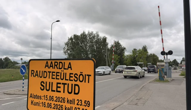 Tartus suletakse Aardla ülesõit remondiks