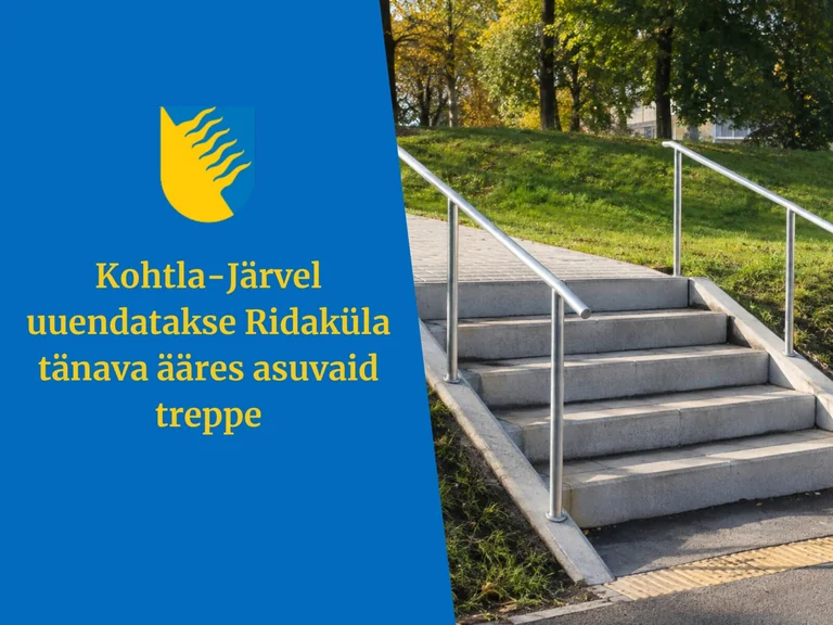 Kohtla-Järve jalakäijate trepid saavad turvalisemaks