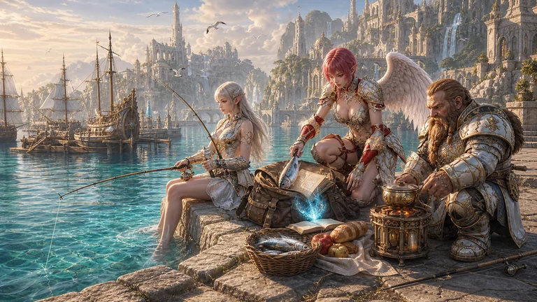 Lineage2AI AI MMORPG projekti illustratsioon 3