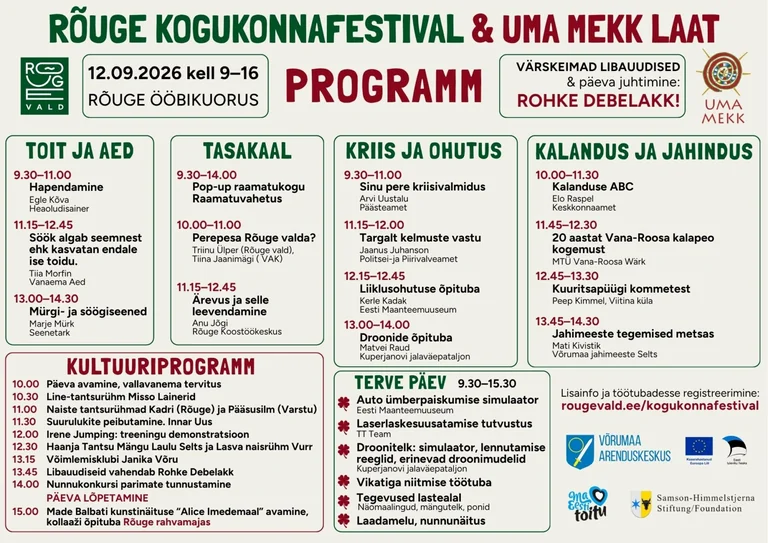 Rõuge kogukonnafestival toob 12. septembril Ööbikuorgu uued teadmised