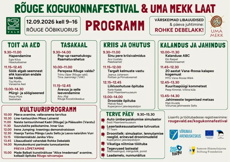 Rõuge kogukonnafestival toob 12. septembril Ööbikuorgu uued teadmised